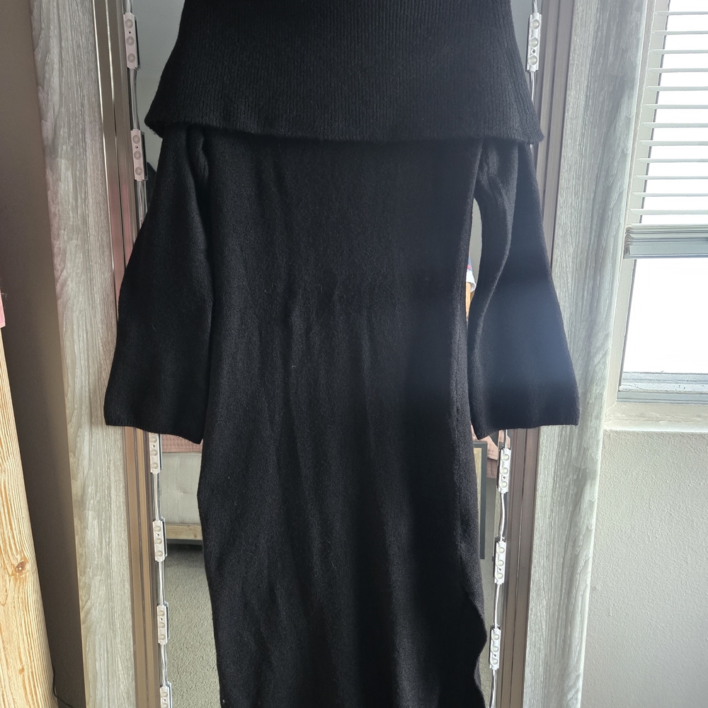 Elegant Black Off-Shoulder Dress